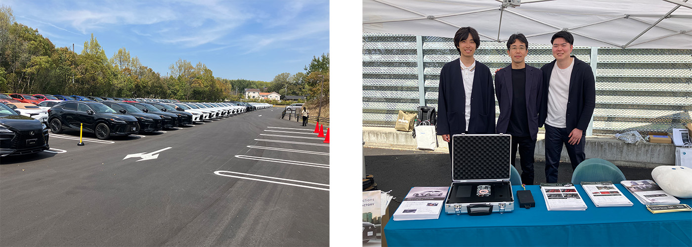 LEXUS users off-line meeting. 120 LEXUS cars gathered