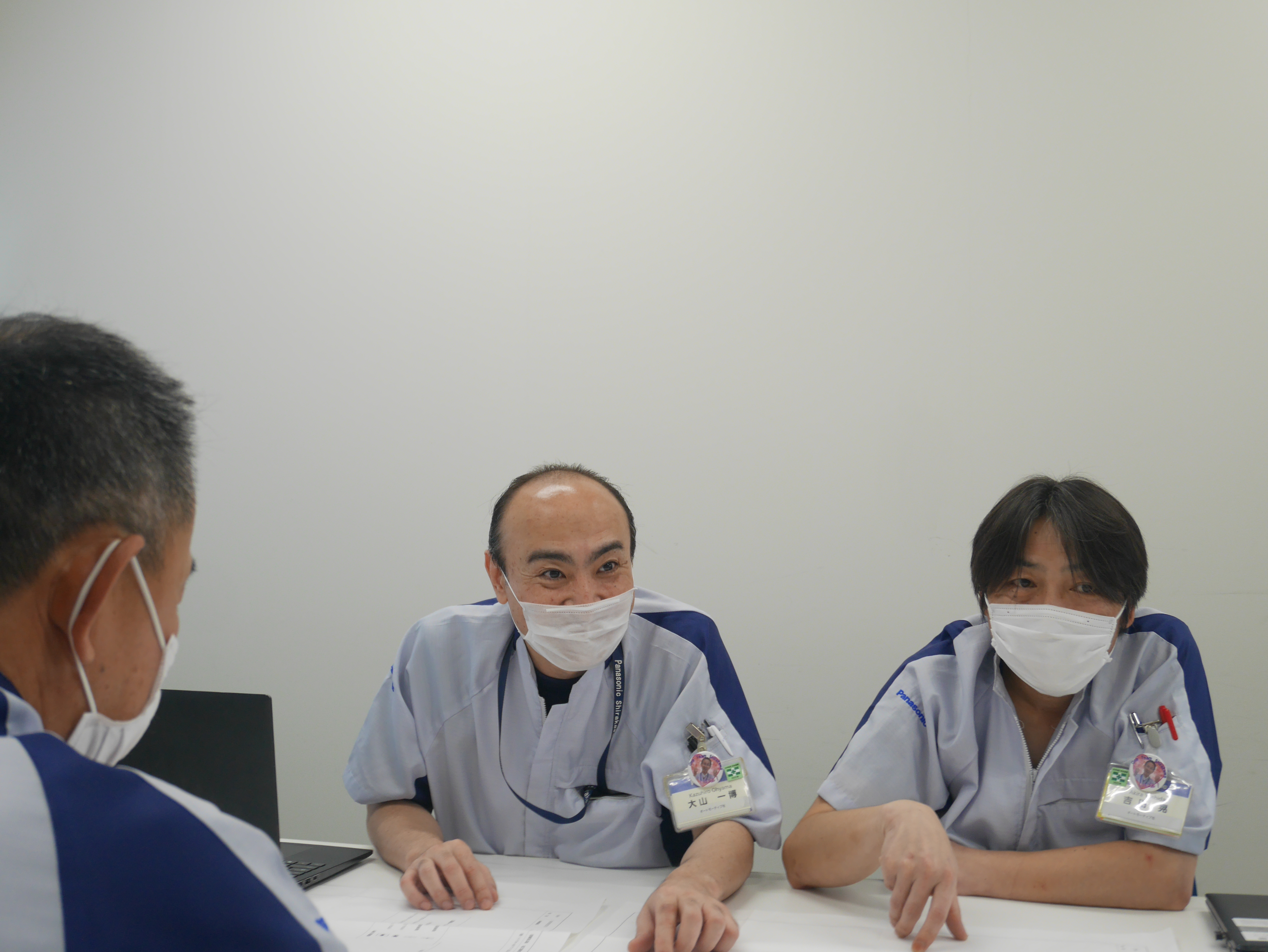 Mr. Oyama, promotion leader (second from right)